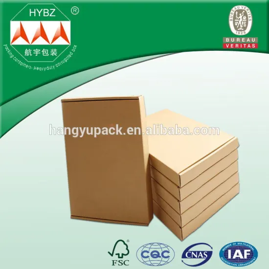 2016 Hangyu best sale plain corrugated carton box corrugated box packing box