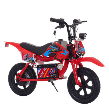 12 Inch Kids Electric Dirt Bike Motocross Style Children E-Bike with 3 Adjustable Speeds