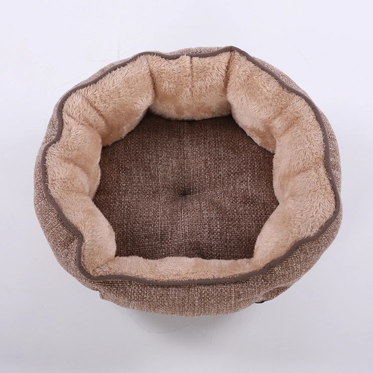 Popular Fashion Pet Bed Imitation Cotton Velvet Dog Bed