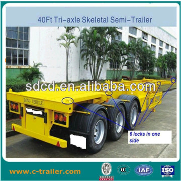 2015 20Feet tandem Skeletal semi-trailer