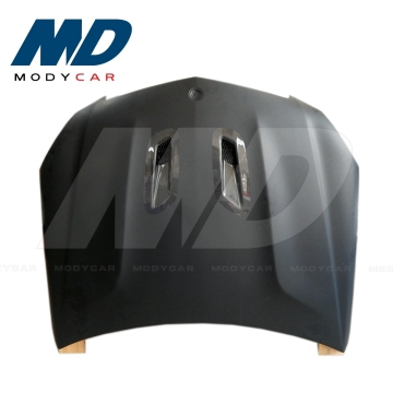 Black Series Style Half Carbon Fiber Hood for 2011-2014 Mercedes-Benz C-Class W204 AMG C63