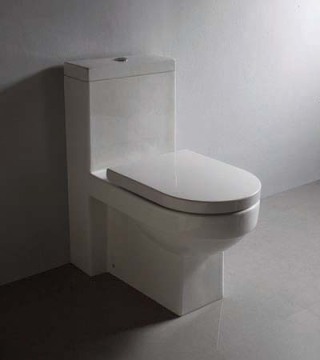 one piece toilet