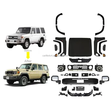 2002-2024 Toyota LC70/LC76/LC79/FJ76/FJ70/FJ79 Bumpers with Lights - Upgrade Kits