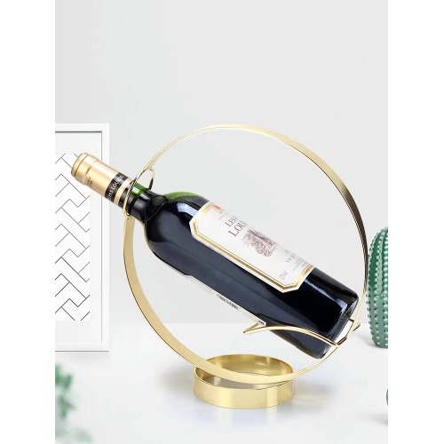 Modern simple round wine rack