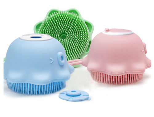 Scalp Shampoo Brush with Soft Silicon Brush Head