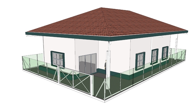 Belle maison préfabriquée en acier de modification