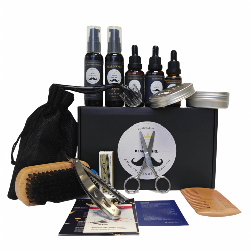 Kit de recorte de barba de 13 piezas para hombres