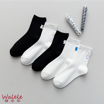 Modern Reflective Socks in Bold Black and White