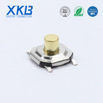 height can be customized 5.2*5.2 Round Long Foot Tact Switch