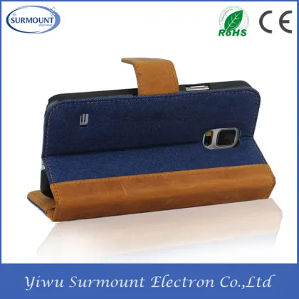 PU Leather bag Wallet flip mobile phone case for zte blade l2 mobile phone cover
