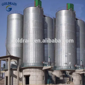 Bolted small galvanized agricultural silo grain silo