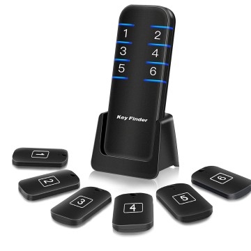 Smart Indoor Finder: Quickly Locate Lost Items, Remote Controls, and Glasses with 6 Button Search Engine