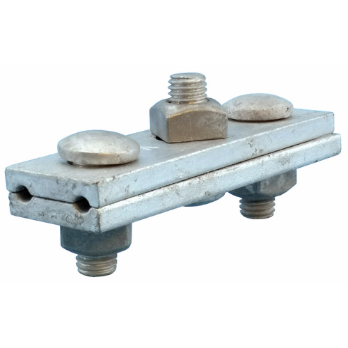 Tiga Bolts Guy Clamps Untuk Perangkat Keras Garis Tiang