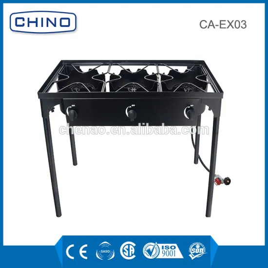 3 burners high presssure gas stove