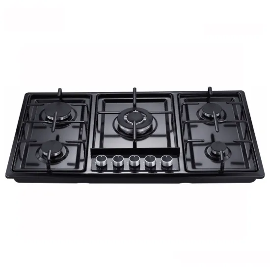 2024 Zhongshan Nuoyi Hot Sale Stainless Steel Gas Cooker with 5 Chinese Sabaf Burners