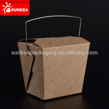 Disposable takeaway greaseproof paper board box
