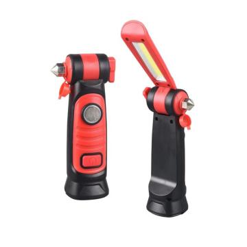 Rechargeable Magnetic Safety Hammer with LED Flashlight for Cars