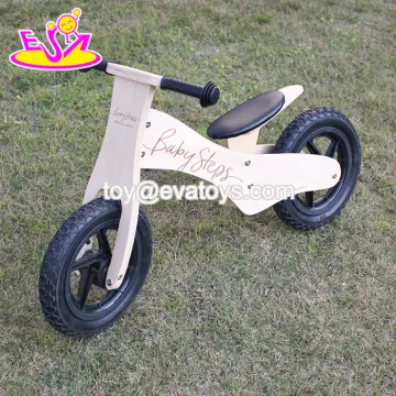 new design log color wooden balance bike for toddlers W16C155