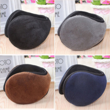 1Pair Bandless Ear Muffs Winter Thick Warm Fleece Ear Muffs Ear Covers Women Men Ourdoor Cold Weather Windproof Ear Warmer