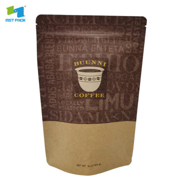 kraft tea bags package pouch for loose tea