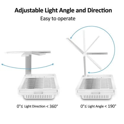 Luxury Nail Tech Dust Collector: Silent Nail Dust Vacuum with Lamp for Acrylic Nails