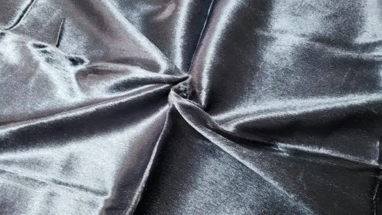 Dyed Plain Warp Knitting Velvet Fabric for Hometxtile