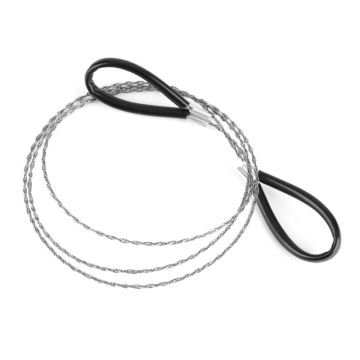 74cm Length Steel Metal Manual Chain Saw Wire Saw Scroll Outdoor Emergency Travel Outdoor Camping Survival Tools