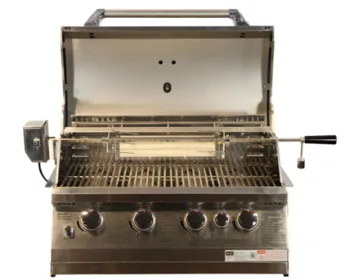 Luxury BBQ Island! ! 304 Stainless Steel Bulit in Gas BBQ Grill with Pizza Oven, Drawer, Sink