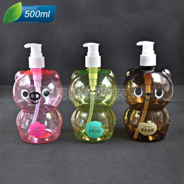 500ml ζώων φιαλών PET πλαστικών συσκευασίας φιαλών PET μπουκάλι