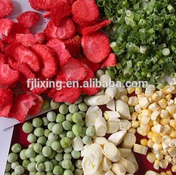 Freeze dried fruits and vegetables