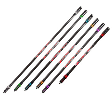 Topoint Archery Compound Bow Stabilizer - แถบหลักสำหรับการยิงธนูแบบ Recurve: 3K เพลาคาร์บอนบริสุทธิ์ - ตัวเลือก OEM/ODM ที่ปรับแต่งได้