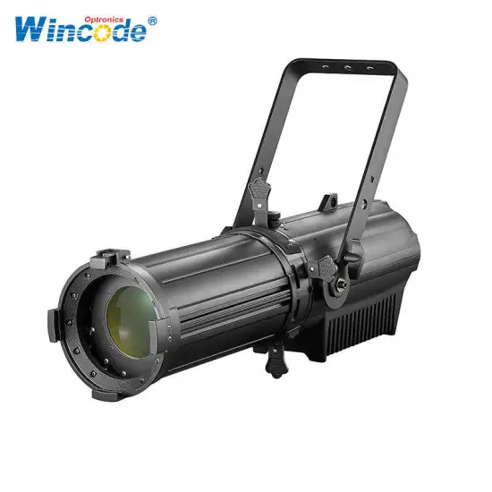 Manual Zoom 200W RGBW LED Leko with Beam Angle 15° to 38° Die Casting Aluminum Profile Spotlight