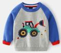 Suéter personalizado vendedor caliente del telar jacquar de los niños
