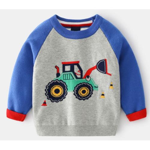 Heißer verkaufender benutzerdefinierter Kinder-Jacquard-Pullover