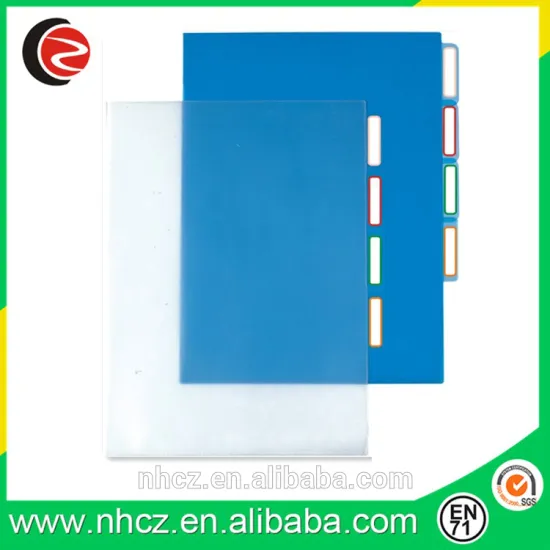 Office Stationery 4 Pockets PP Document File