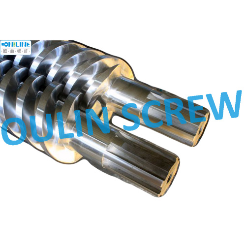 130/21 Double Parallel Screw and Barrel for PVC Pipe, Sheet, Profiles Extruder