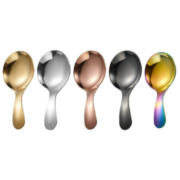 3.5 Inches Stainless Steel Teaspoon - Small Metal Measuring Spoon for Loose Leaf Tea and Coffee