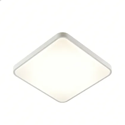 Indoor ceiling lighting with gentle warmth