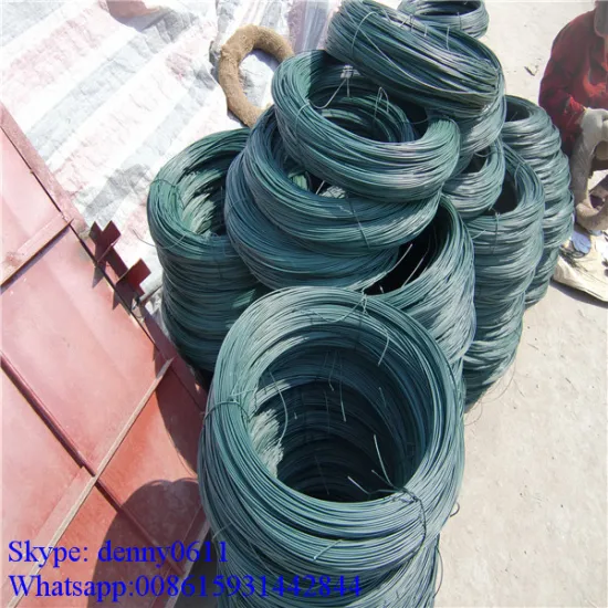 FACTORY SUPPLY PVC COATED WIRE/PE CPATED WIRE/ PVC WIRE