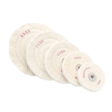 Wood Metal Jewelry Mirror Polish - Abrasive Cotton Cloth White Cloth Grinding Wheel Polishing Pads