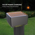 Aluminium terintegrasi alloyed solar post light