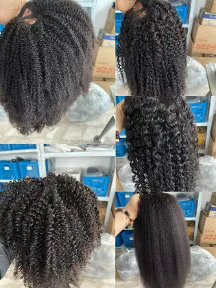 Best Kinky Curly U Part Wig on Sale