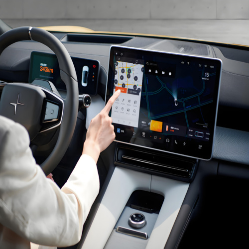 Exibir vidro de tela para veículos novos energéticos