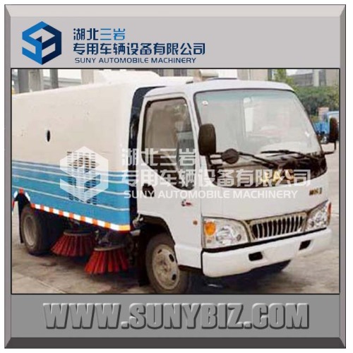 JAC 4*2 vacuum road sweeper truck sweeping truck