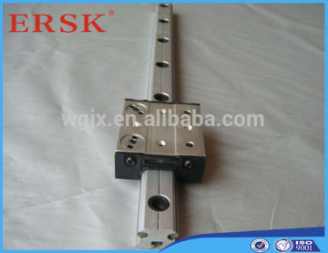 No Complain aluminium support and S45C carbon steel linear bearing shaft by produced ERSK factory