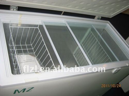 258L deep freezer with outside condenser &chest freezer