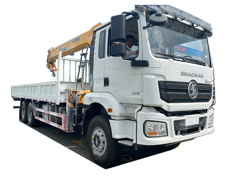 25T cargo truck mounted 12T lifting crane