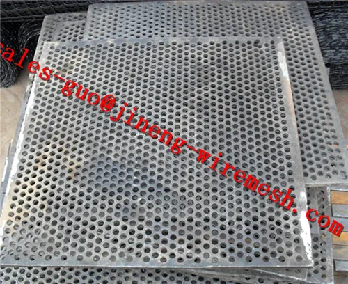 Anping Jineng metal wire mesh offer punching hole mesh/ punching hole plate
