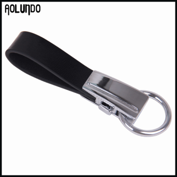 Genuine cow leather fancy key rings for promotion