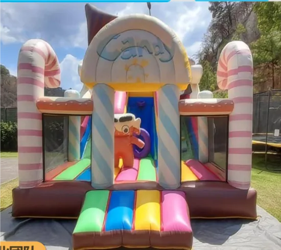 Small Mini Kids Commercial Bounce House Inflatable Bouncy Castle for Family Backyard Fun